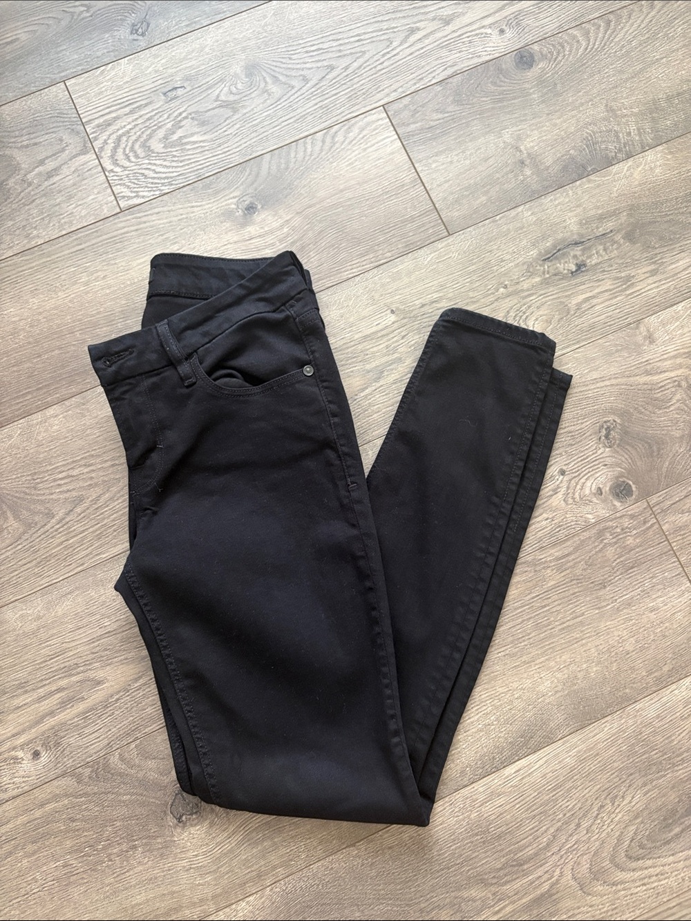 High-Rise Black Skinny Jeans for Women